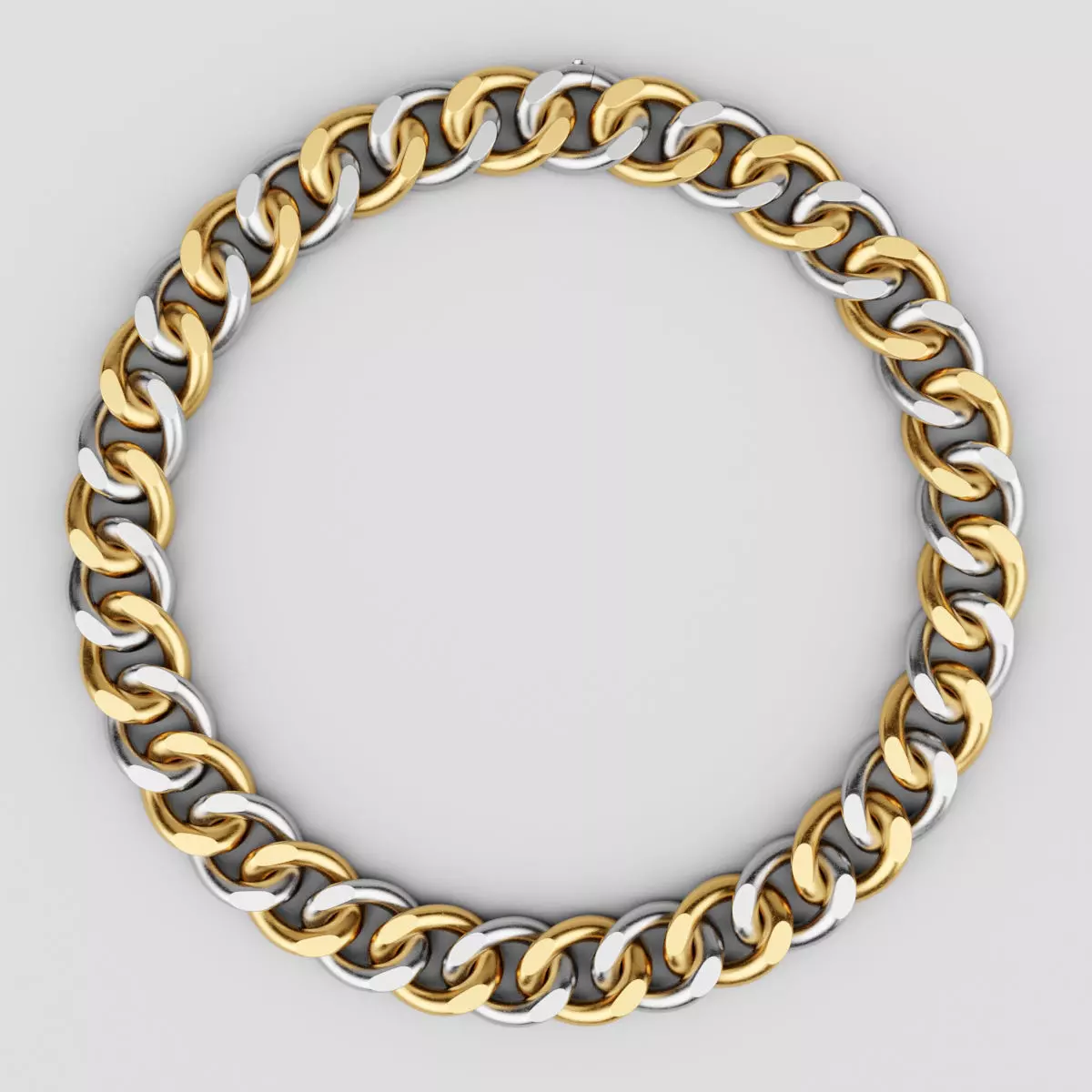 Chain Necklace 3D model_0