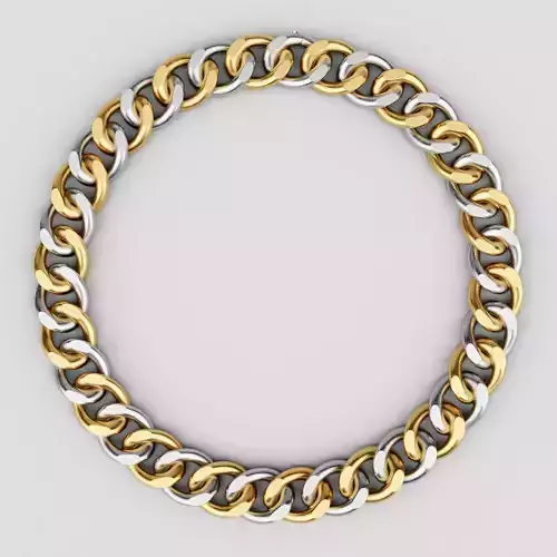 Chain Necklace 3D model