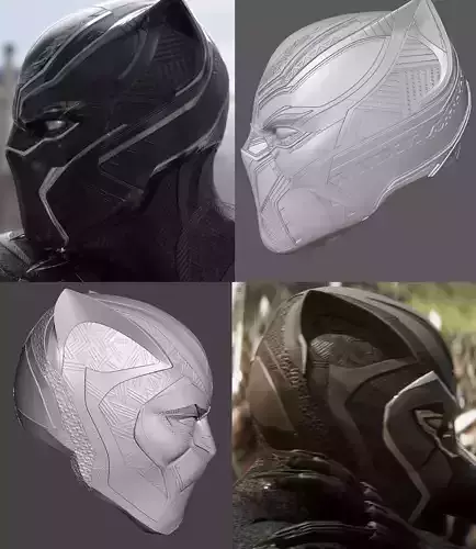 Black Panther Helmet Pack