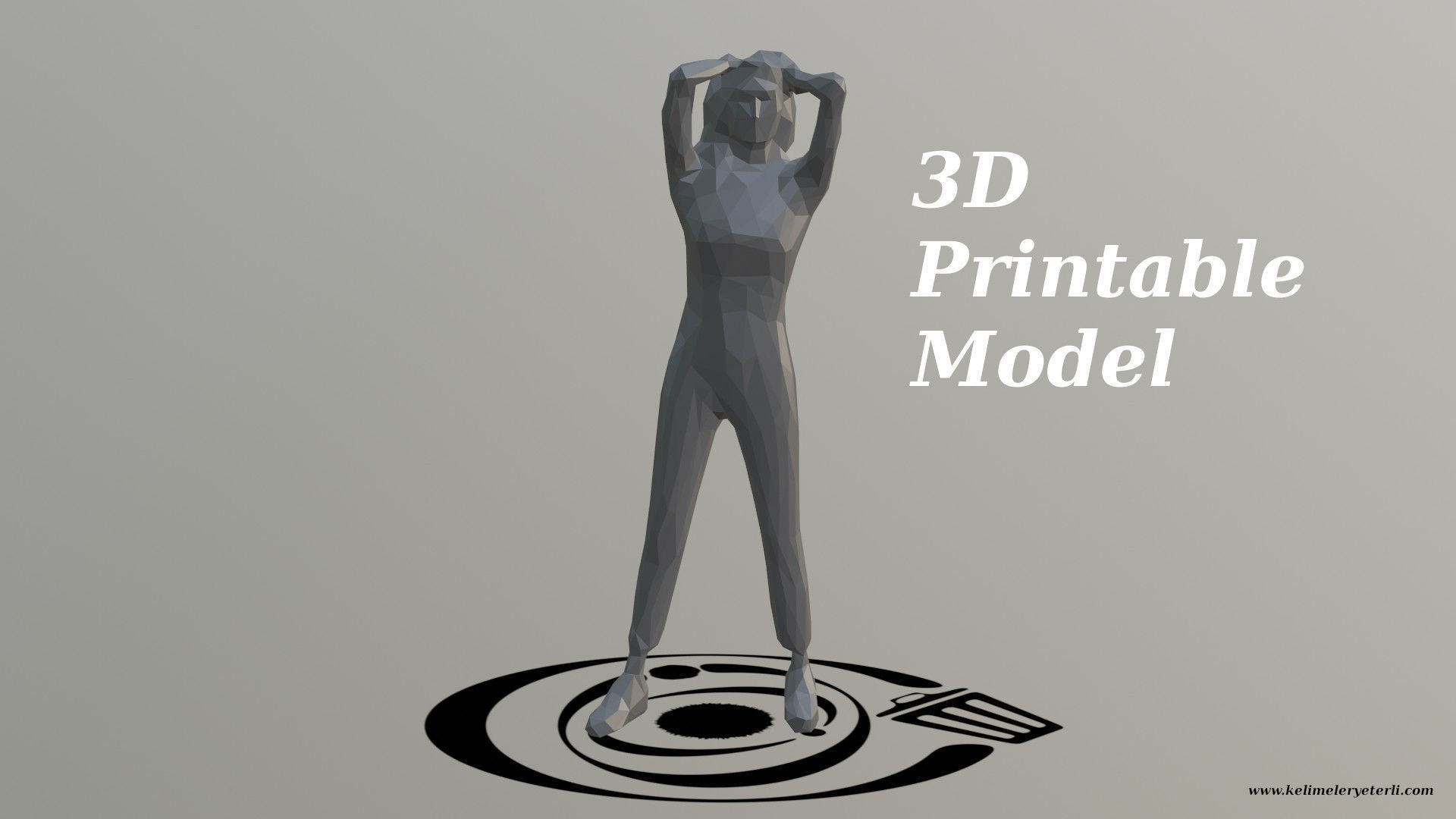 Human 098 LP R Low-poly 3D model_4