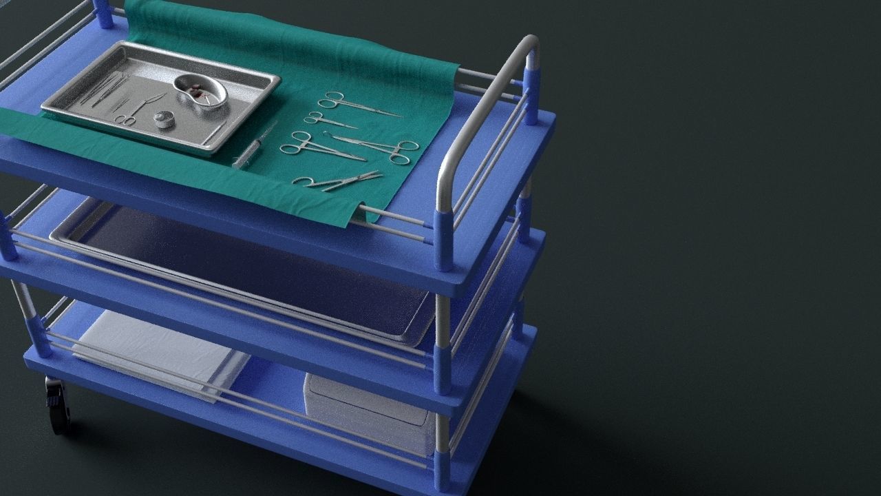 Surgical Instruments - Medical Equipment Collection 3D model_19