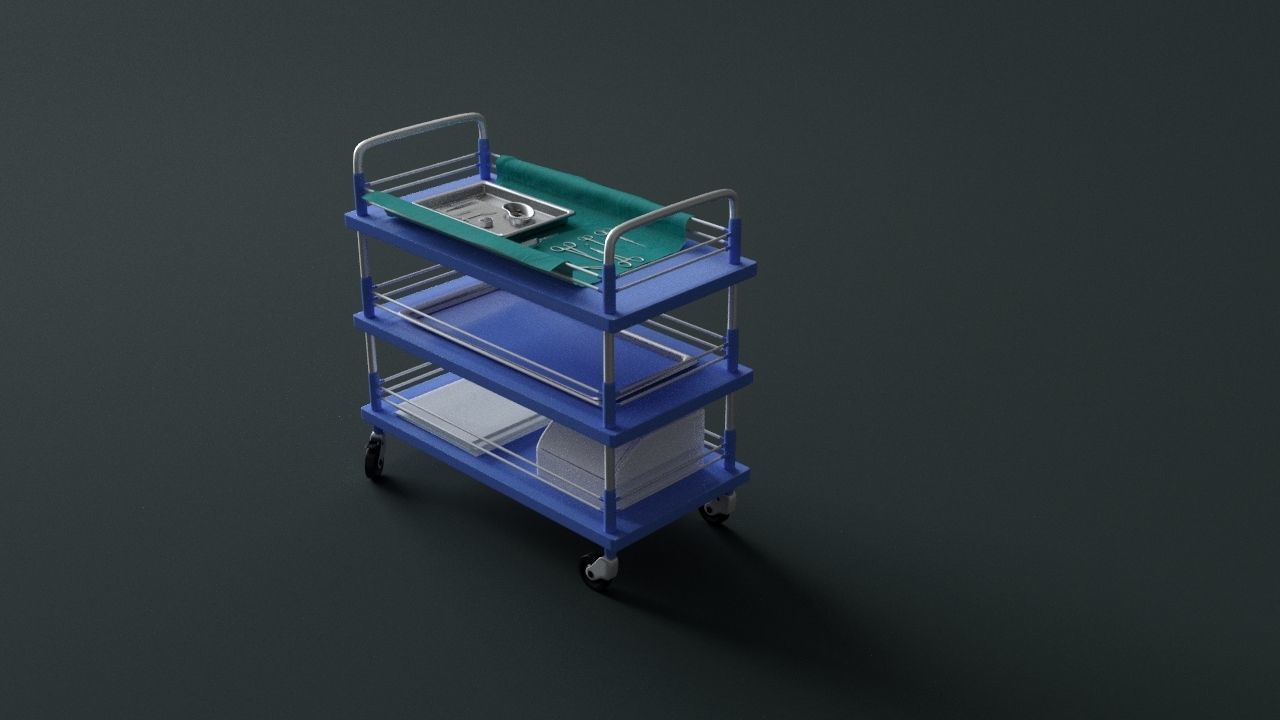 Surgical Instruments - Medical Equipment Collection 3D model_6