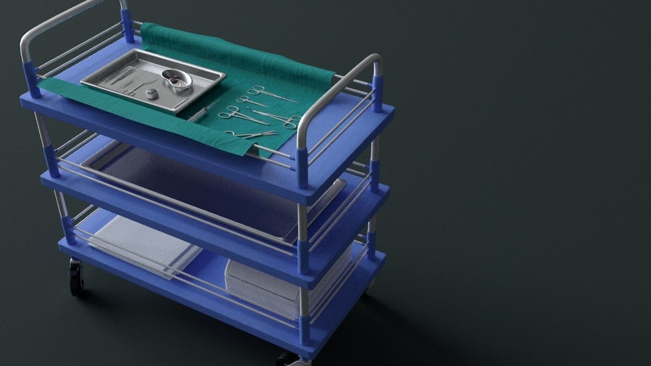 Surgical Instruments - Medical Equipment Collection 3D model_25