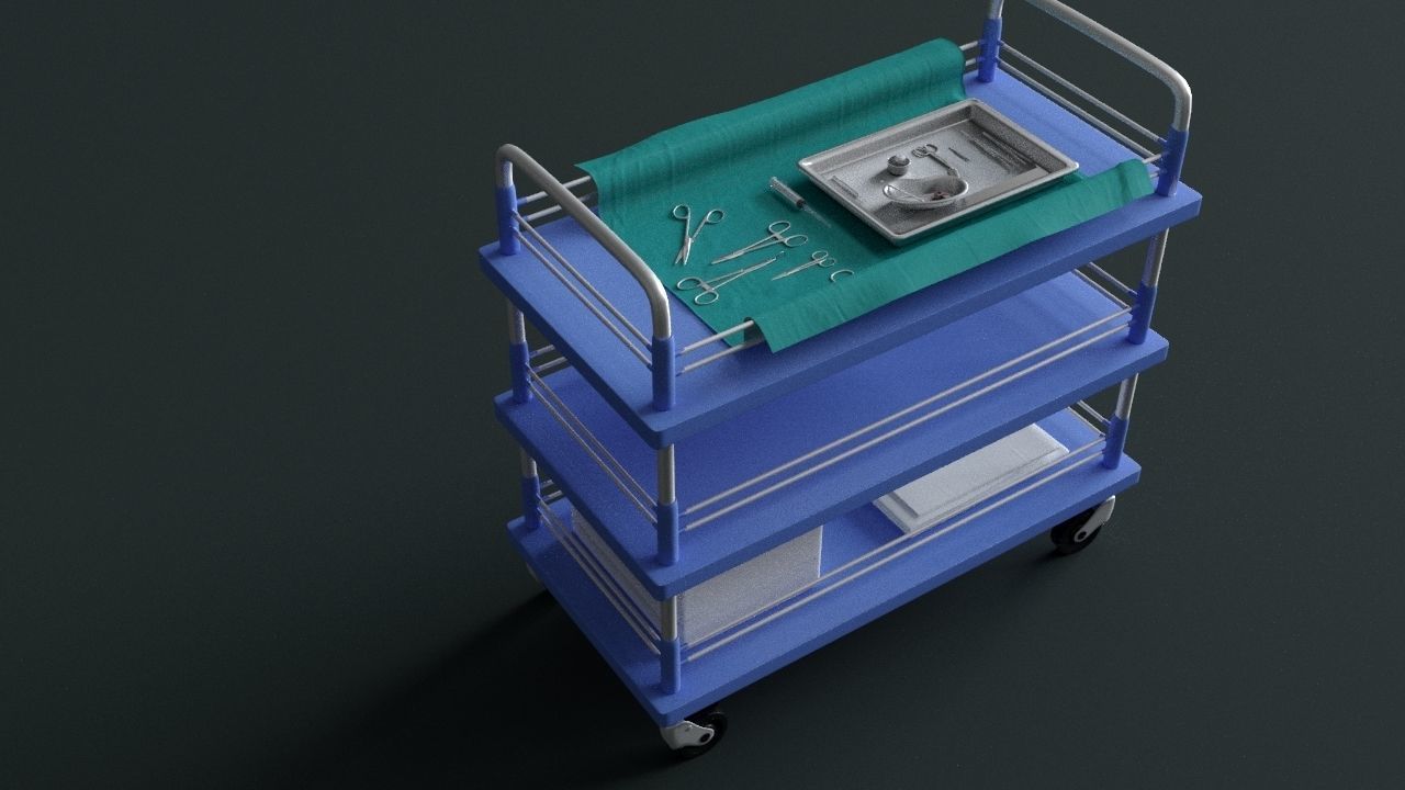 Surgical Instruments - Medical Equipment Collection 3D model_32