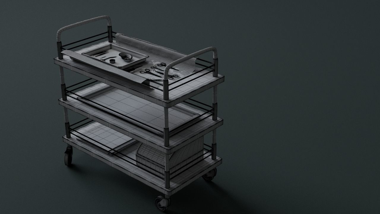 Surgical Instruments - Medical Equipment Collection 3D model_31