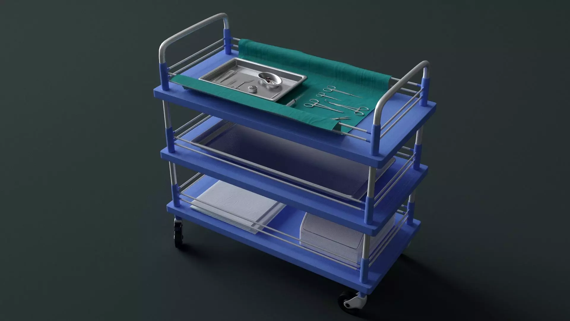 Surgical Instruments - Medical Equipment Collection 3D model_0