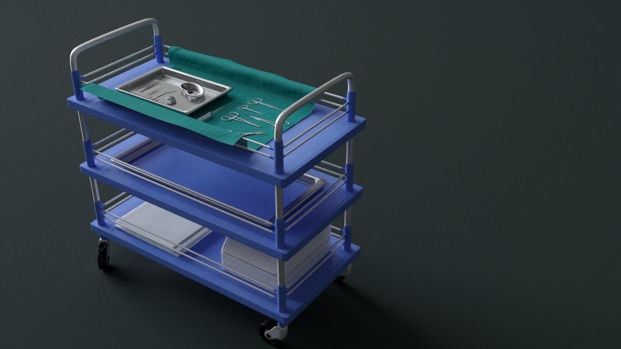 Surgical Instruments - Medical Equipment Collection 3D model_27