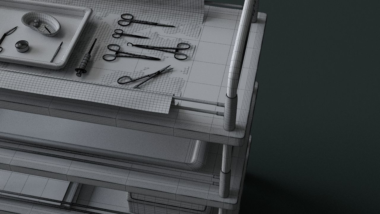 Surgical Instruments - Medical Equipment Collection 3D model_33