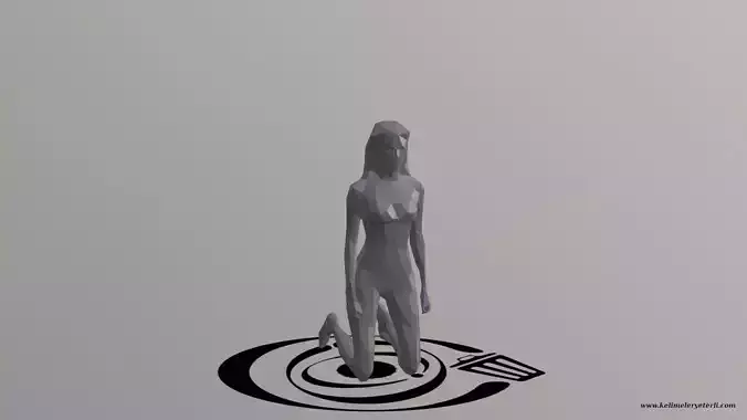 Human 099 LP R Low-poly 3D model