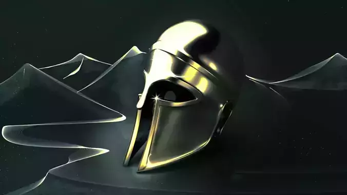 Ancient Carthaginian Helmet Low-poly 3D model