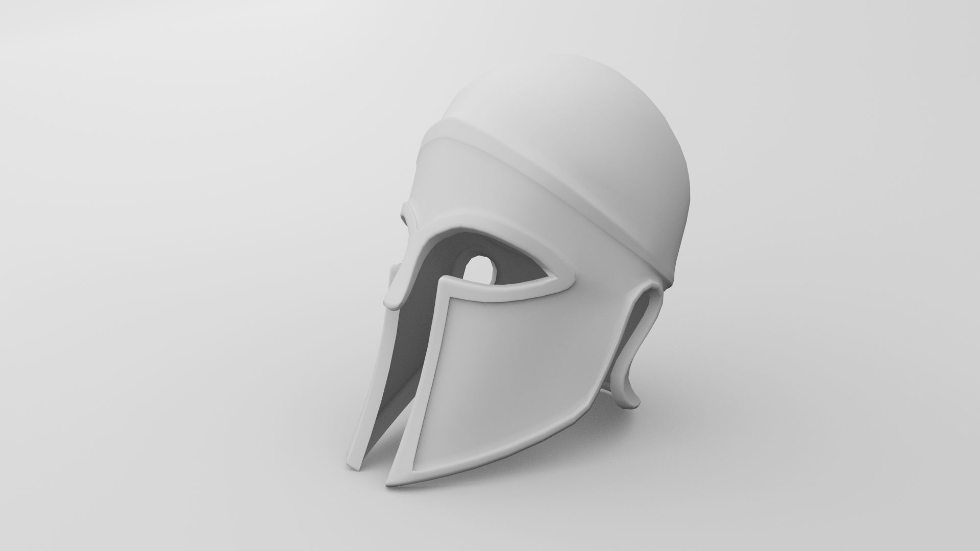 Ancient Carthaginian Helmet Low-poly 3D model_7