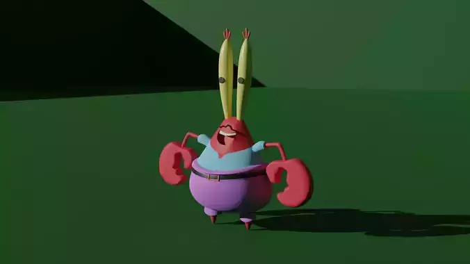 Mr Krabs for Blender