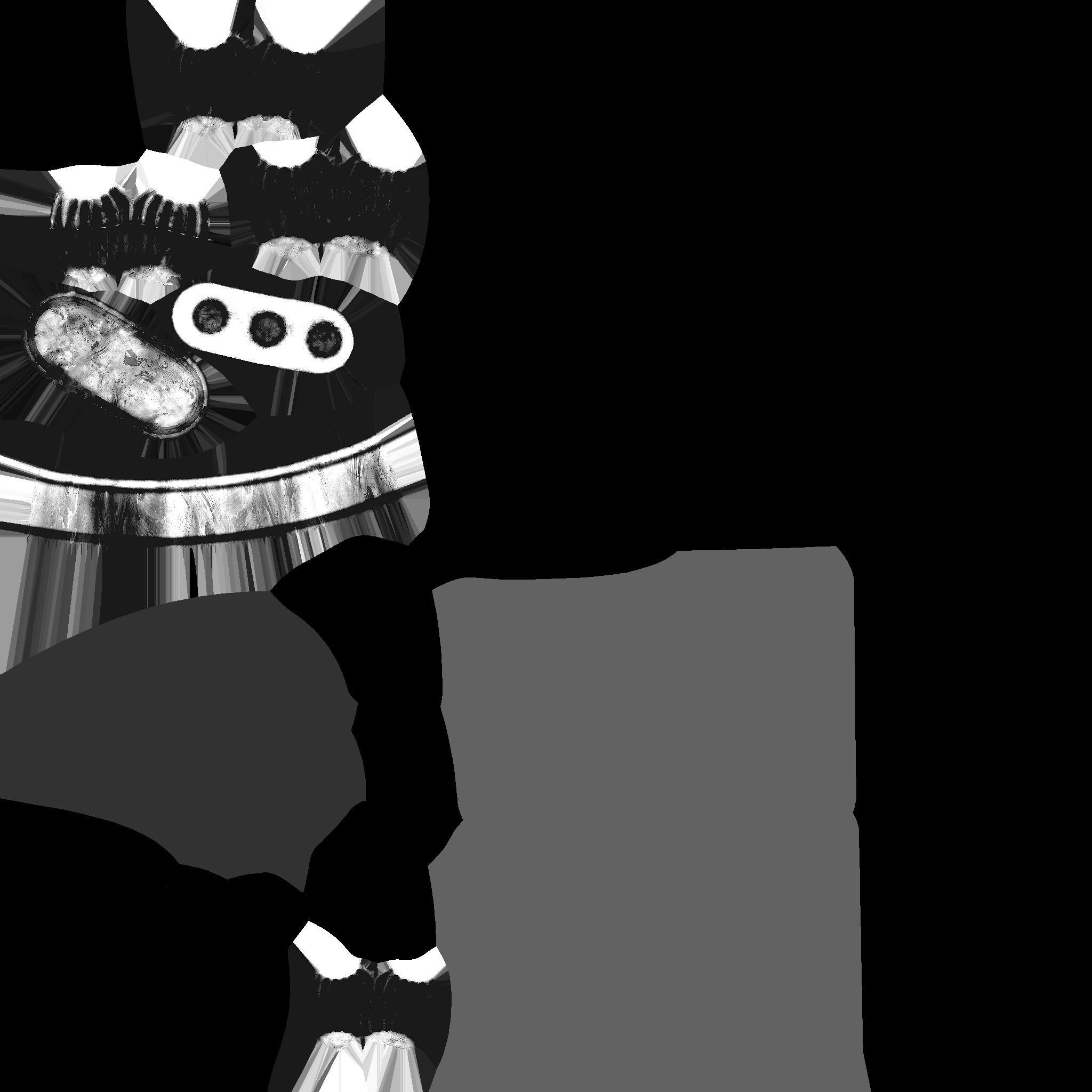 Retro Radio 3D model_7