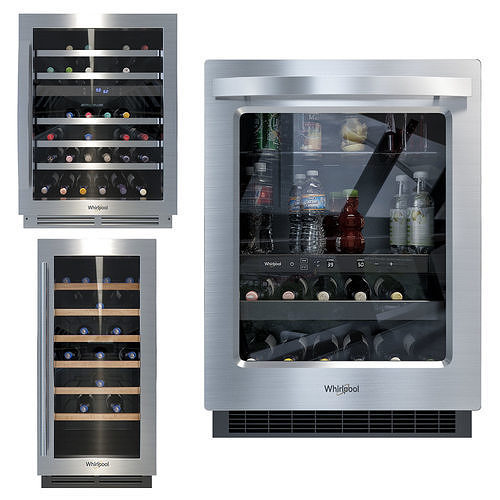 Whirpool Wine Refrigerators 3D model
