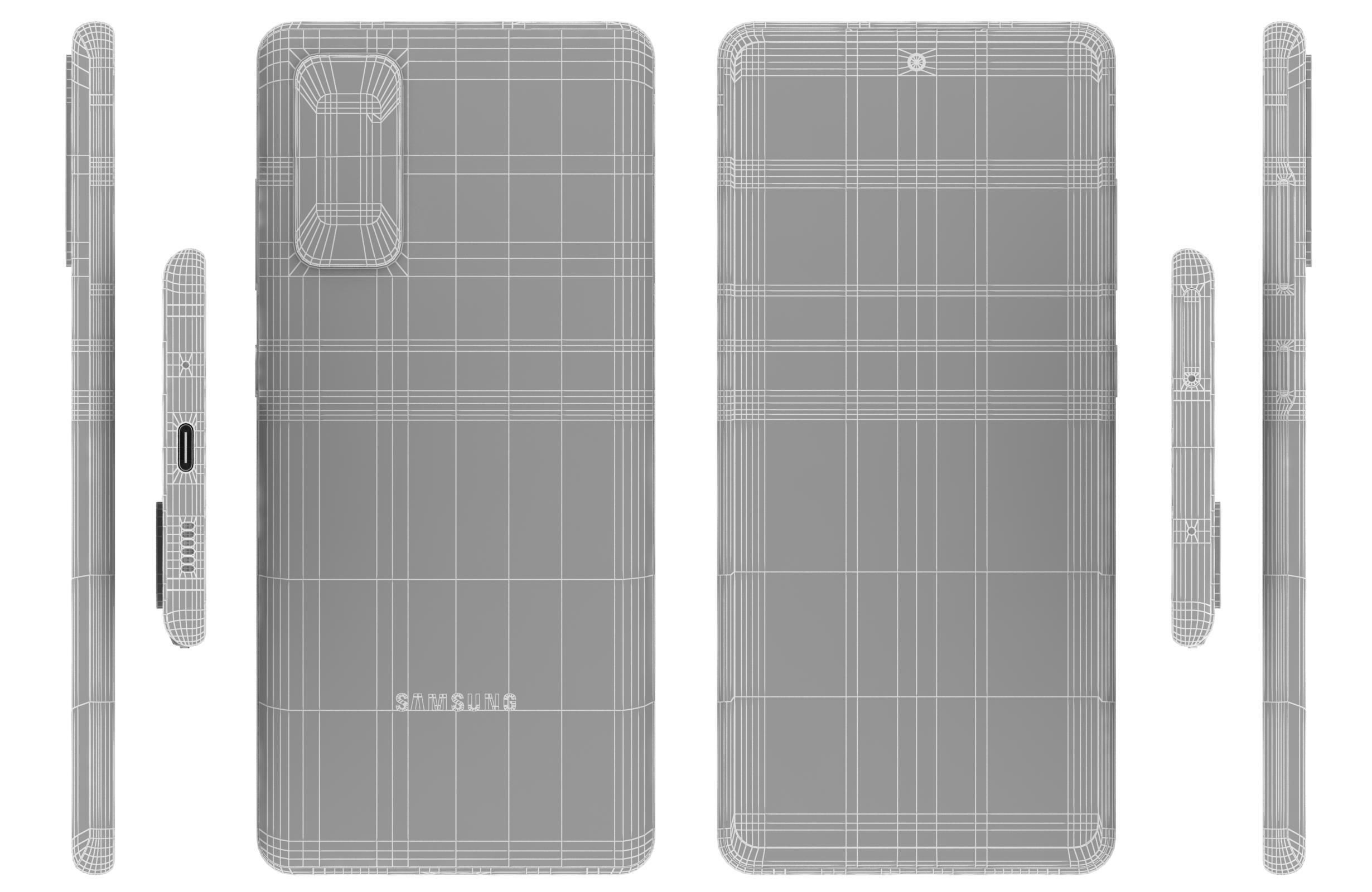 Samsung Galaxy S20 FE Cloud Lavender 3D model_16