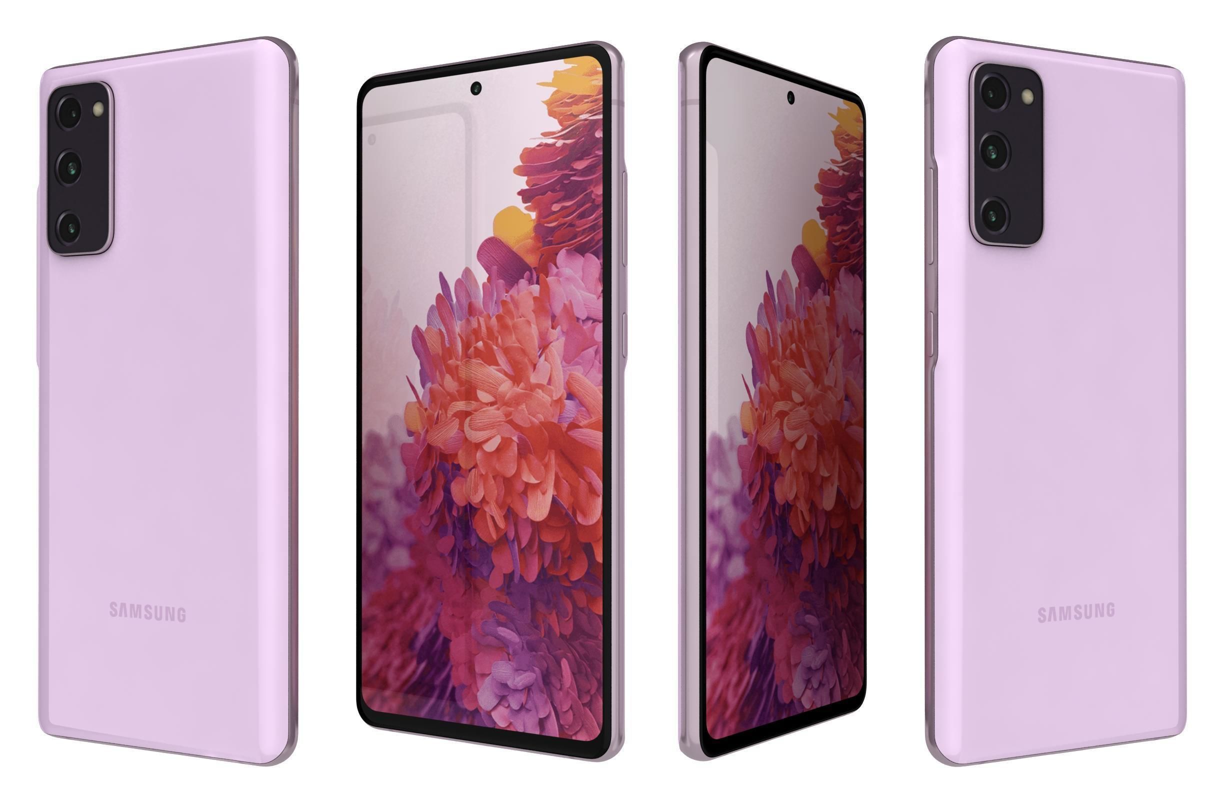 Samsung Galaxy S20 FE Cloud Lavender 3D model_3
