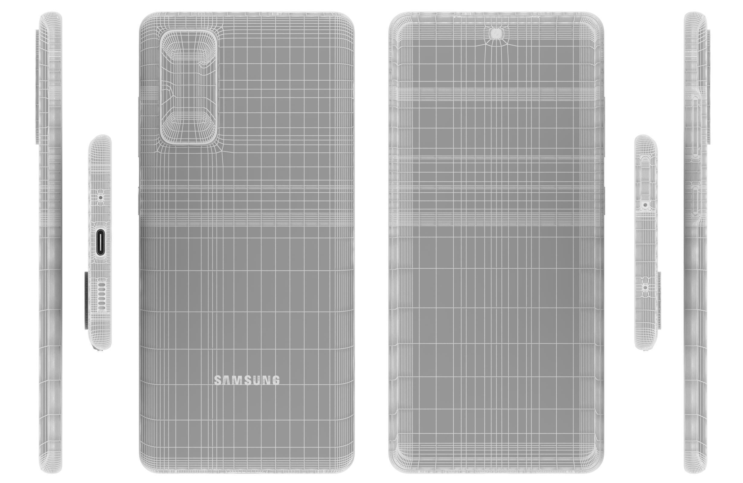 Samsung Galaxy S20 FE Cloud Lavender 3D model_17