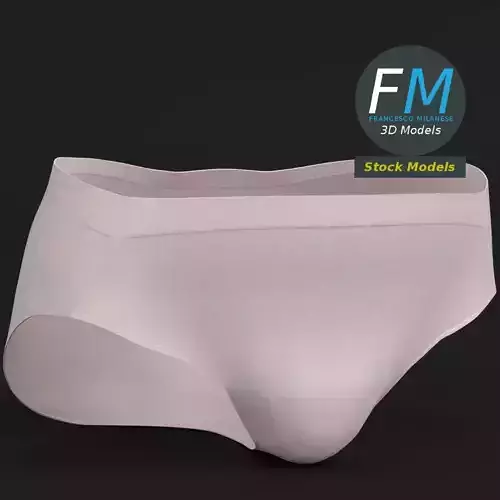Briefs underwear for men 3D model