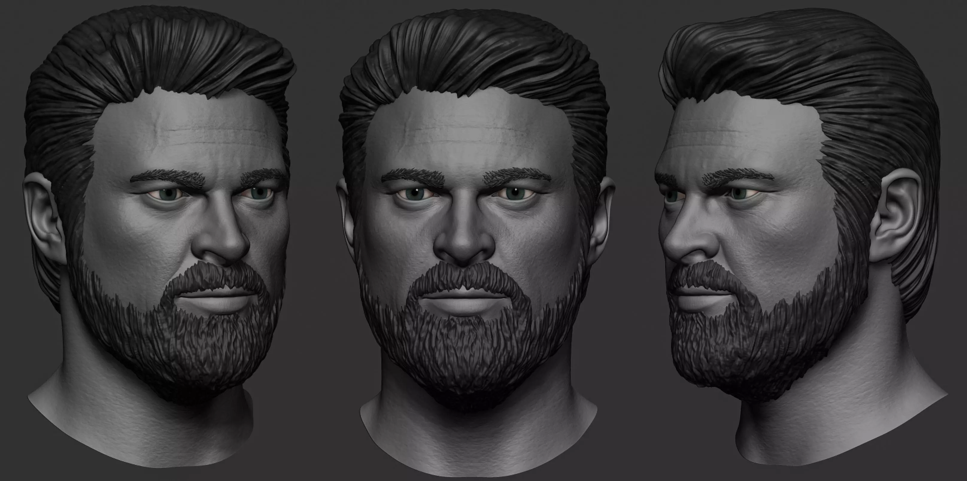 Karl Urban - Butcher 3D print model_0