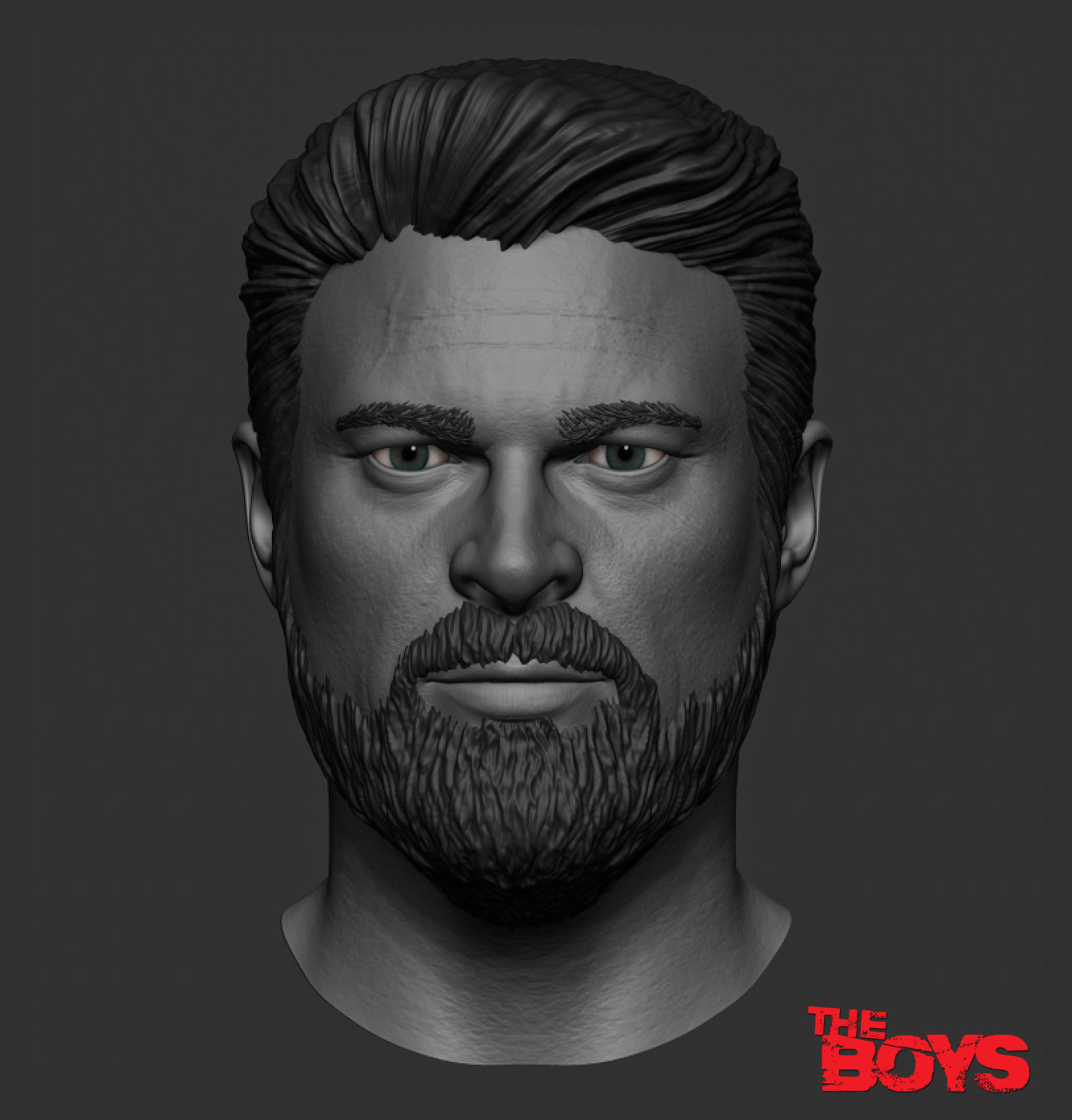 Karl Urban - Butcher 3D print model_1