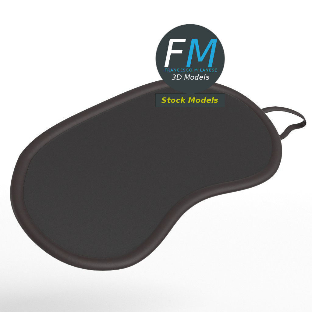 Sleep mask 3D model_4