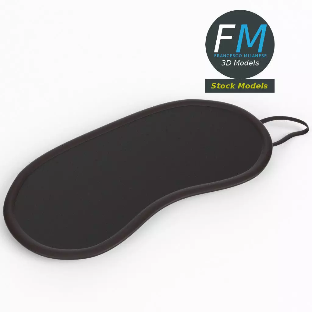 Sleep mask 3D model_0