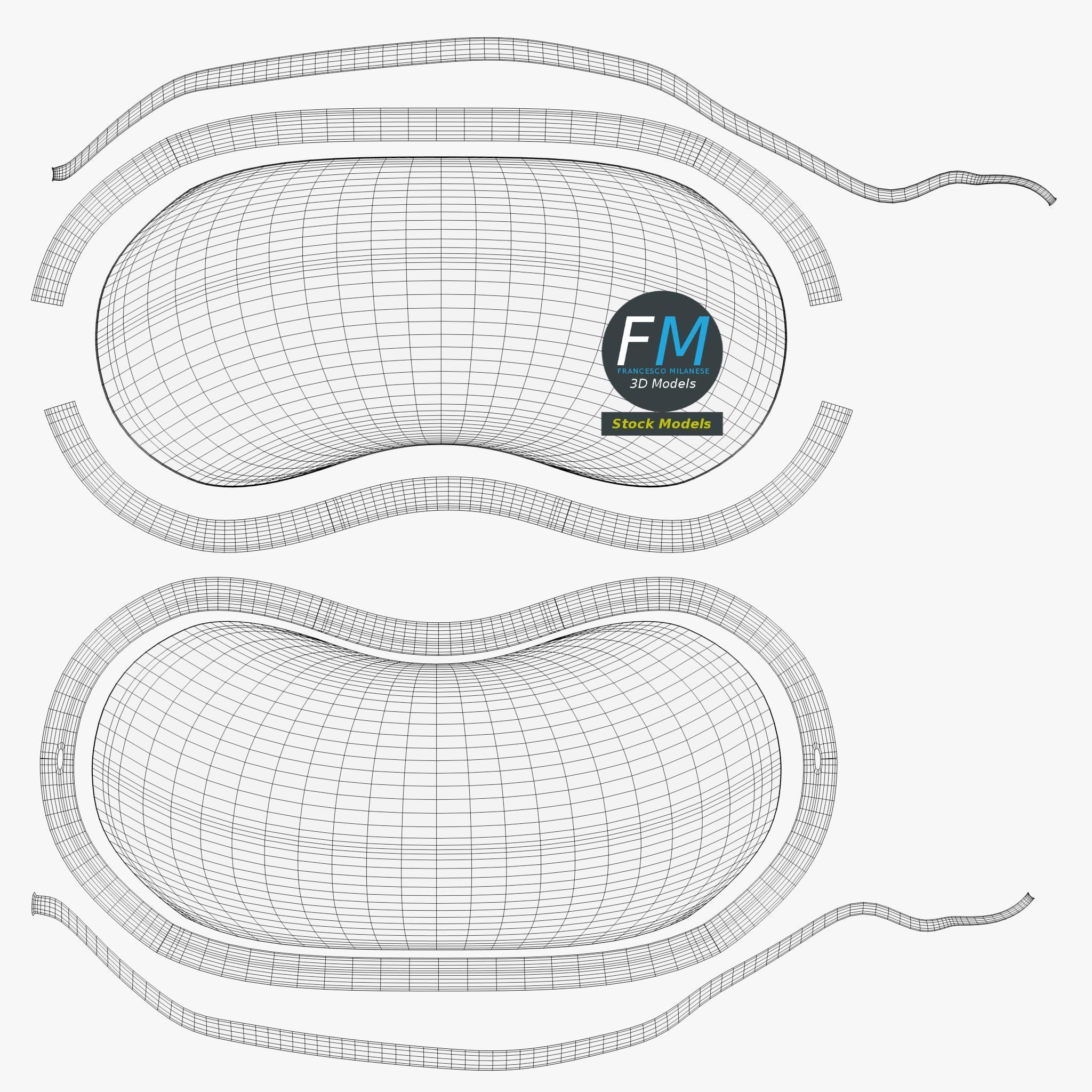 Sleep mask 3D model_11