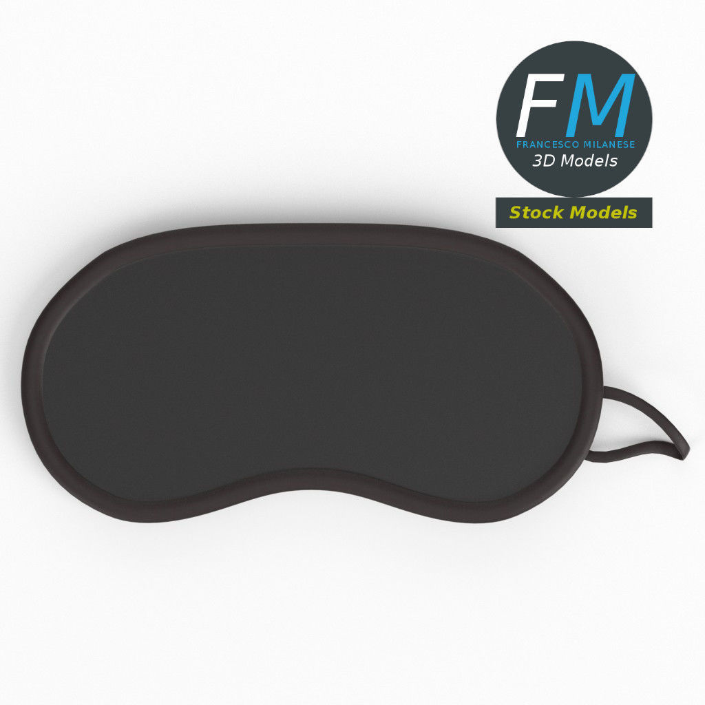Sleep mask 3D model_6