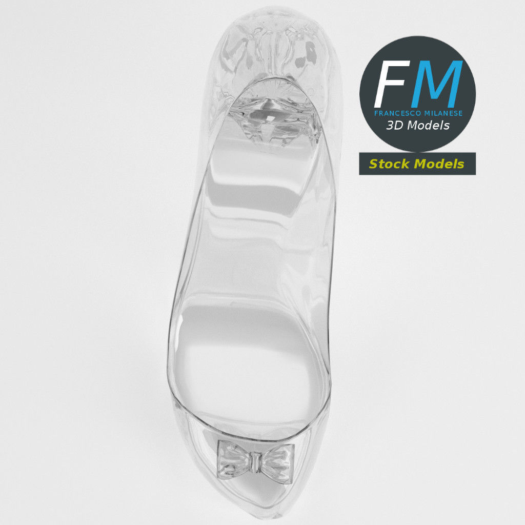 Cinderella shoe 3D model_6