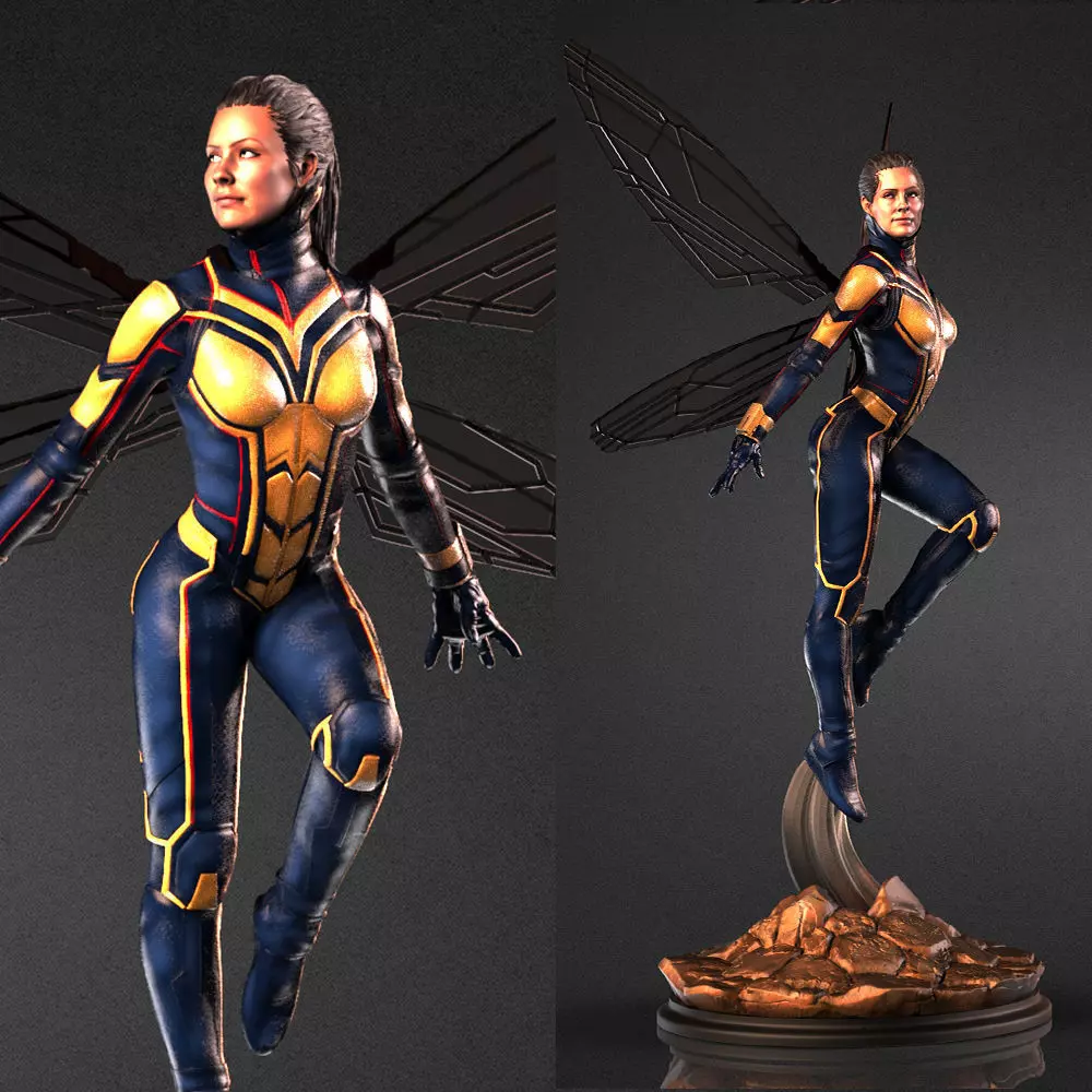 The Wasp - Evangeline Lily  3D print model_0