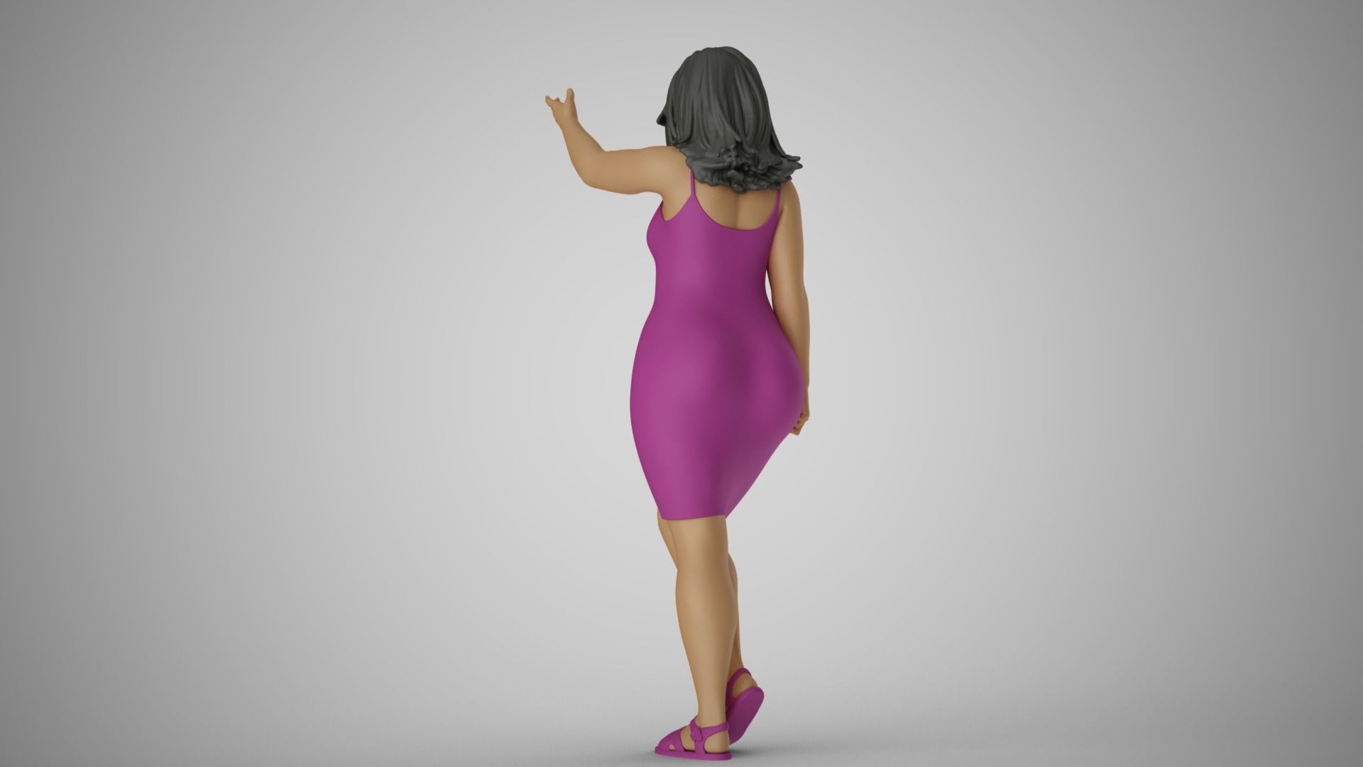 Ignored Woman 3D print model_7