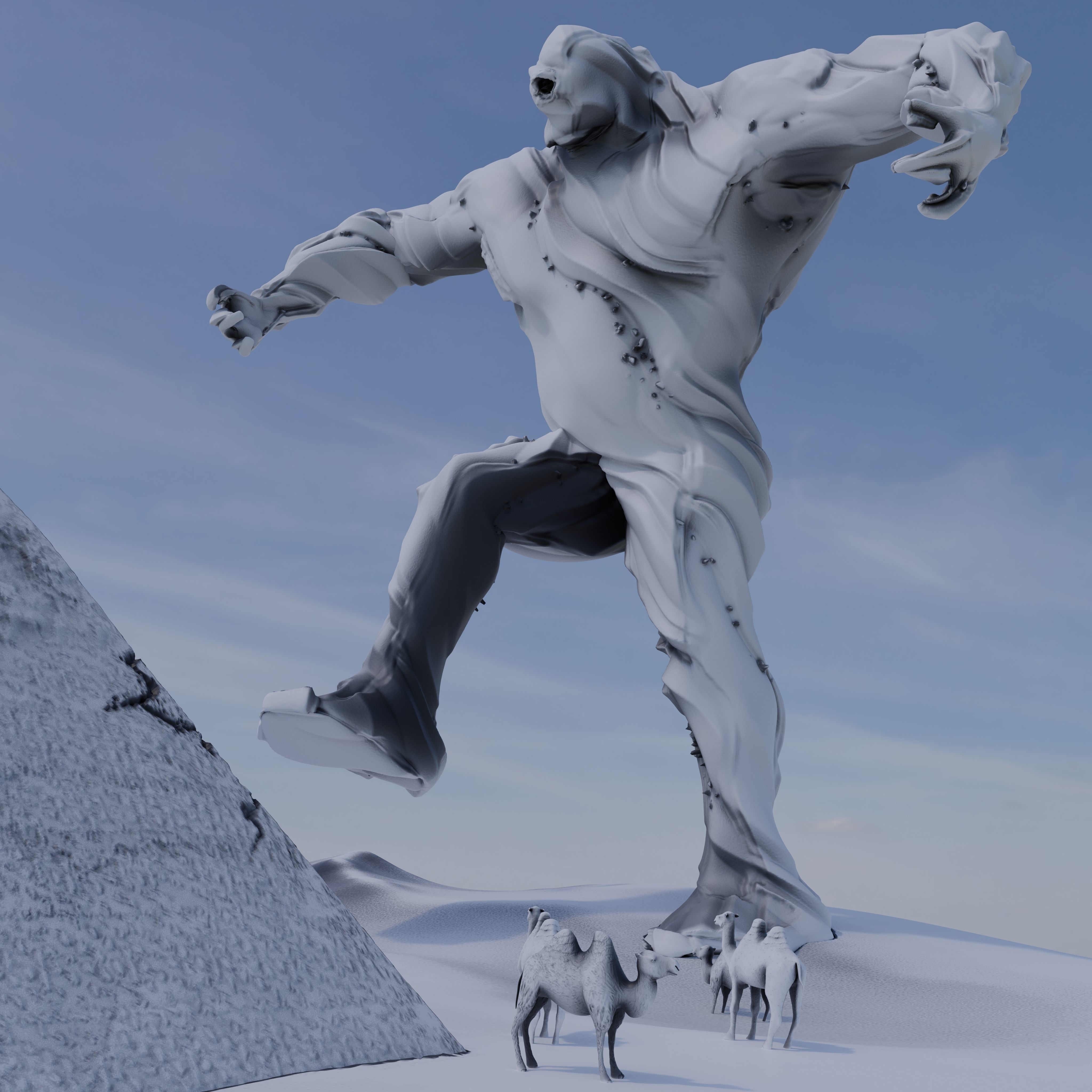 Sand Monster Limited Edition 3D Print Model 3D print model_2