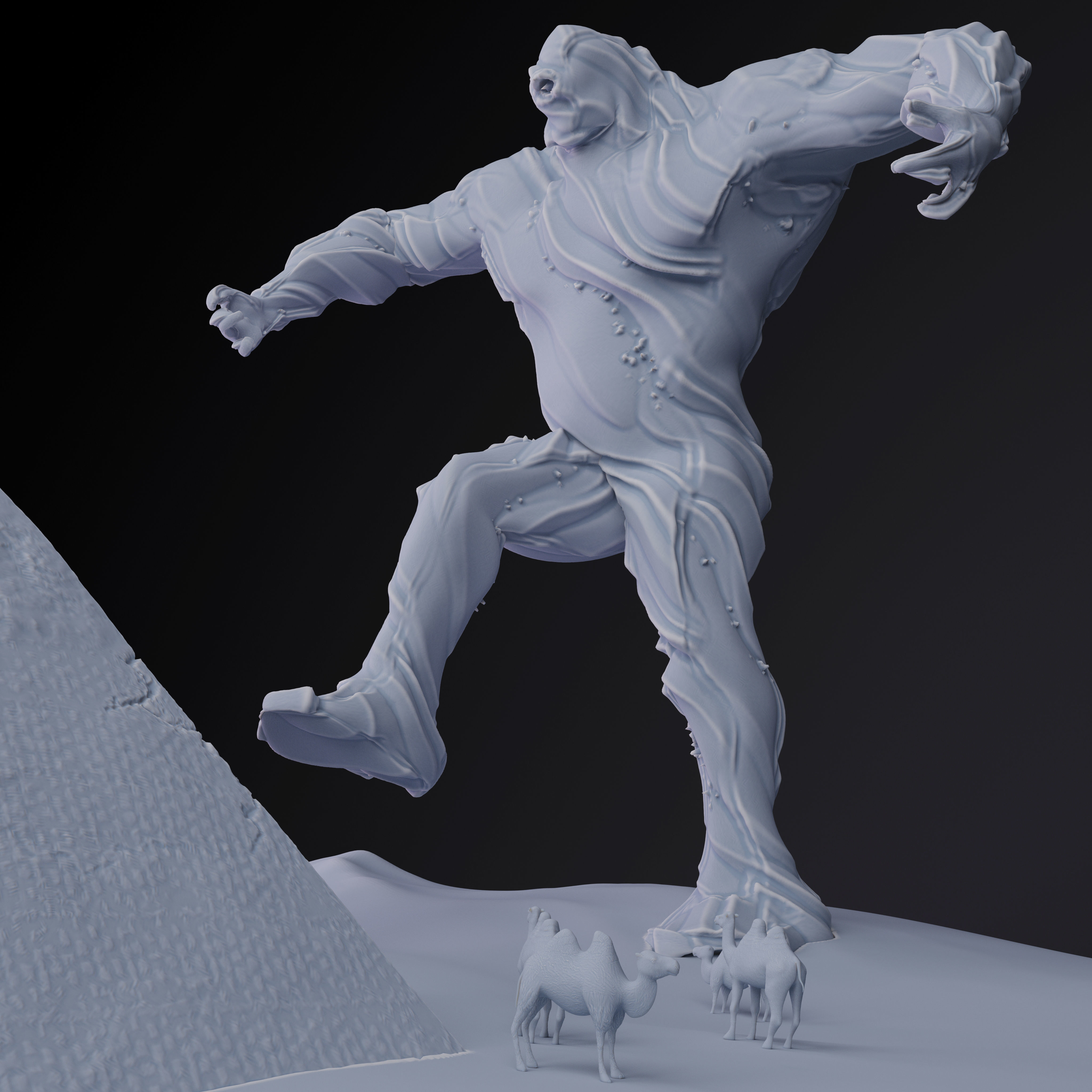 Sand Monster Limited Edition 3D Print Model 3D print model_4