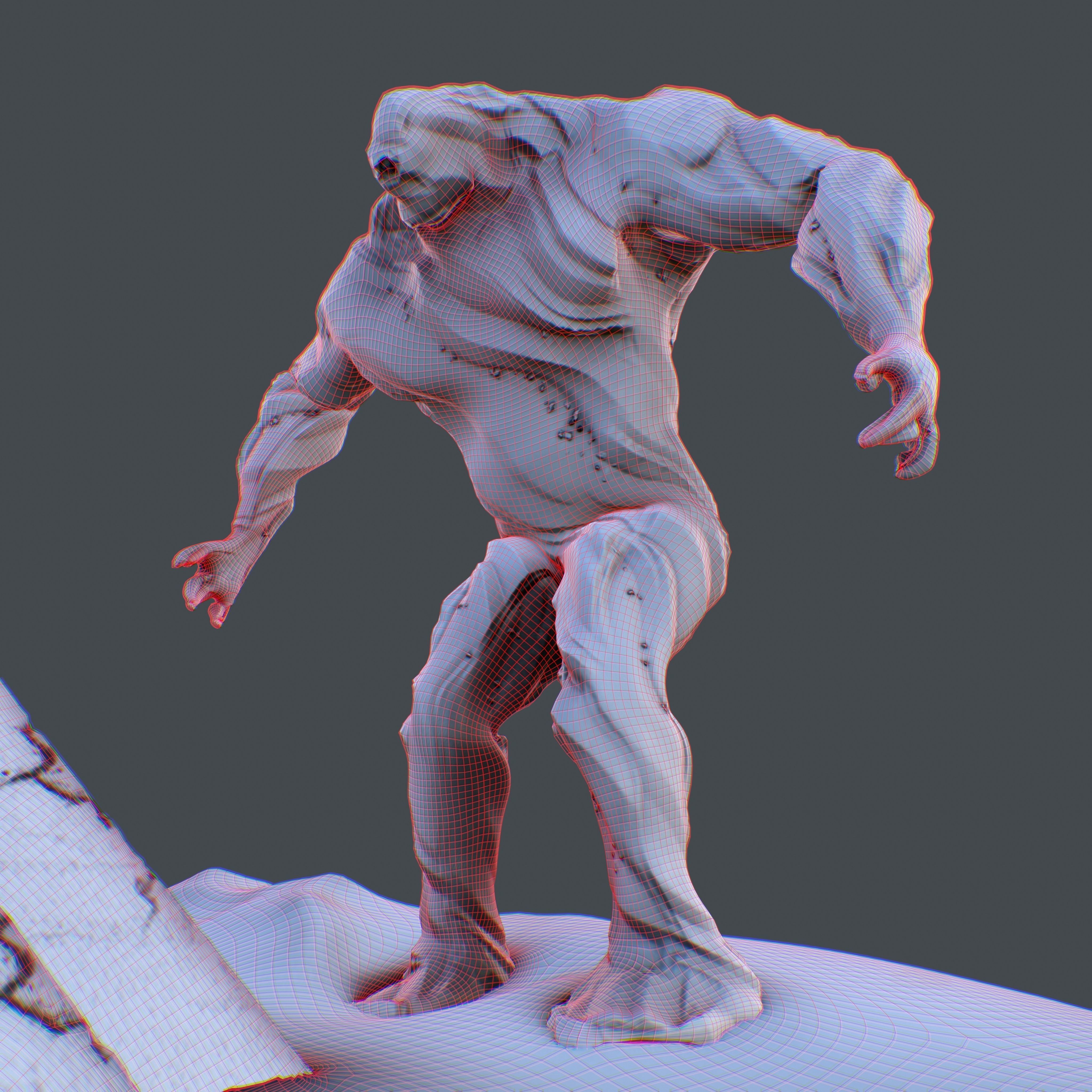 Sand Monster Limited Edition 3D Print Model 3D print model_6