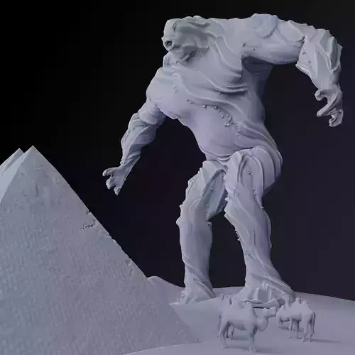 Sand Monster Limited Edition 3D Print Model
