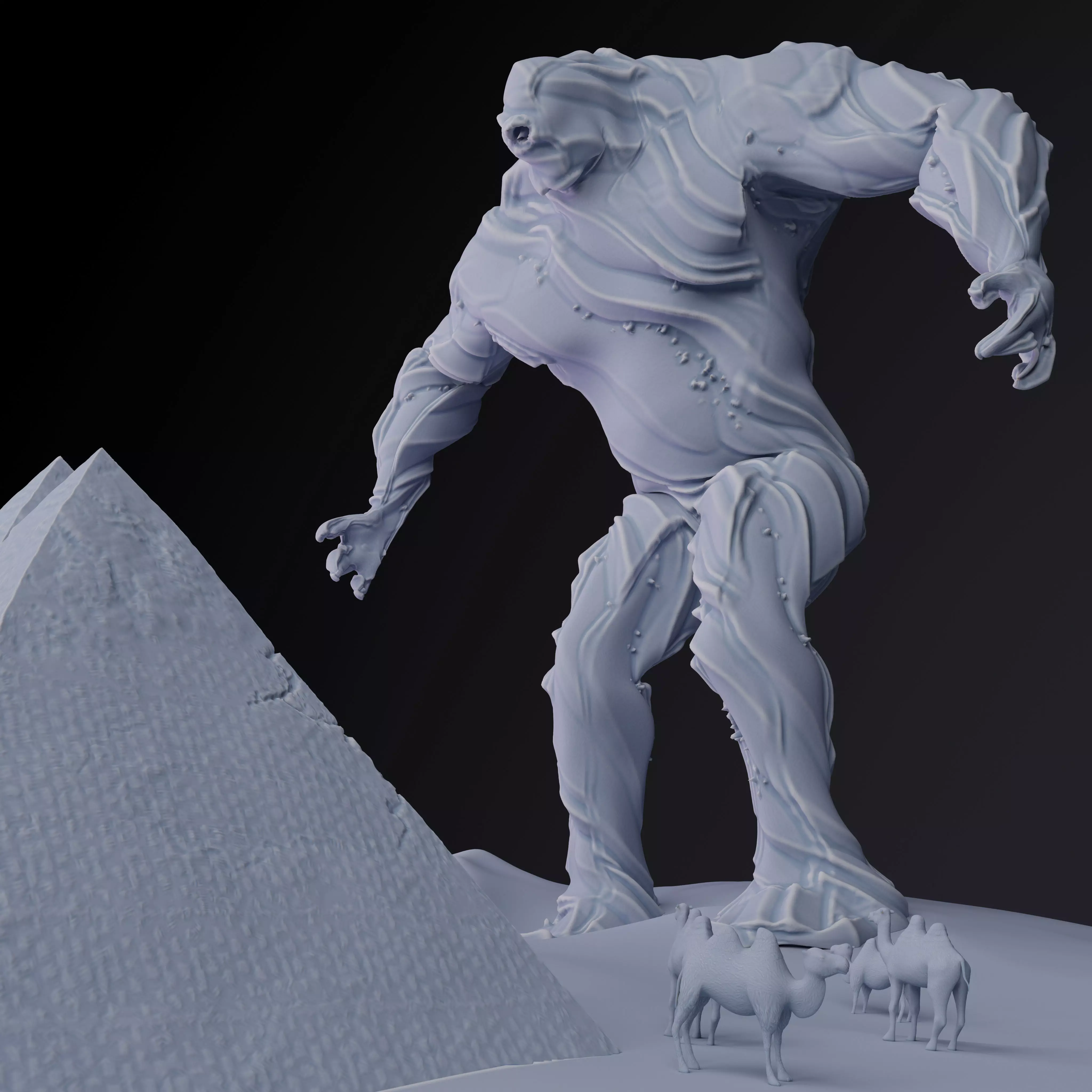 Sand Monster Limited Edition 3D Print Model 3D print model_0
