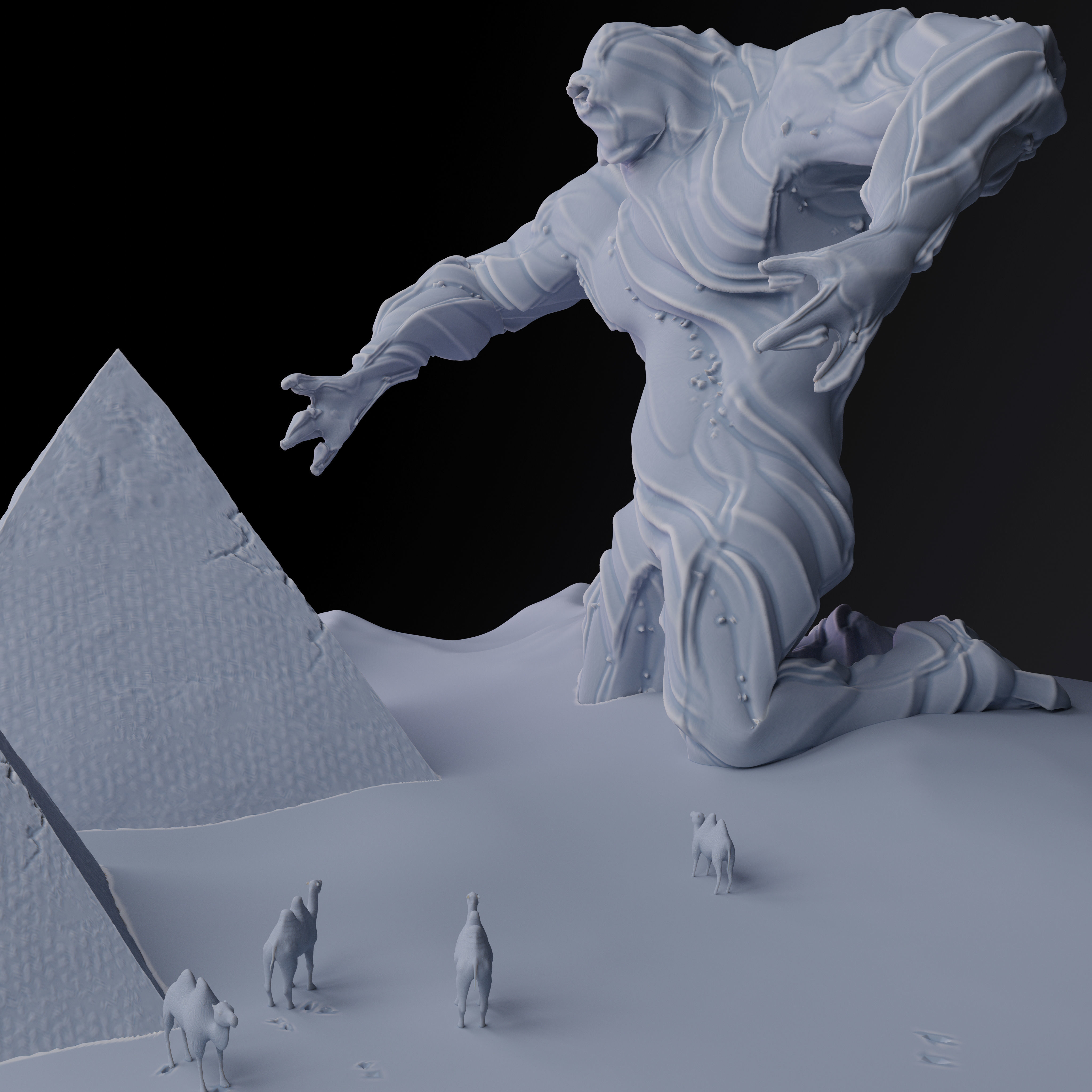 Sand Monster Limited Edition 3D Print Model 3D print model_5