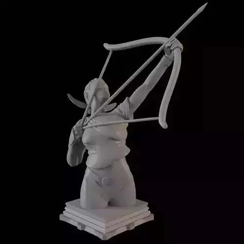 Fate Zero Archer Class Chess Piece 3D print model