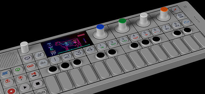 OP1 TEENAGE ENGINEERING 3D model