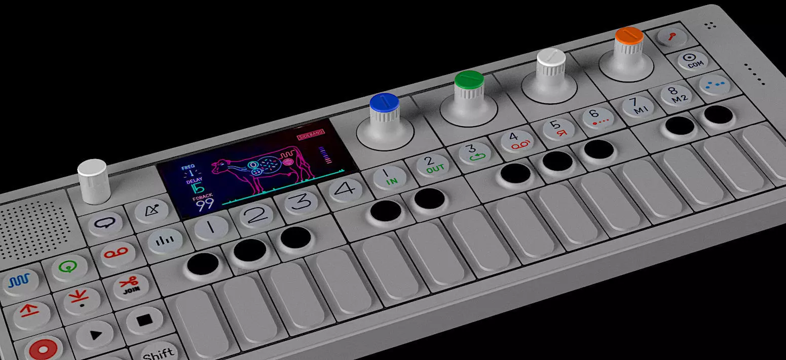 OP1 TEENAGE ENGINEERING 3D model_0