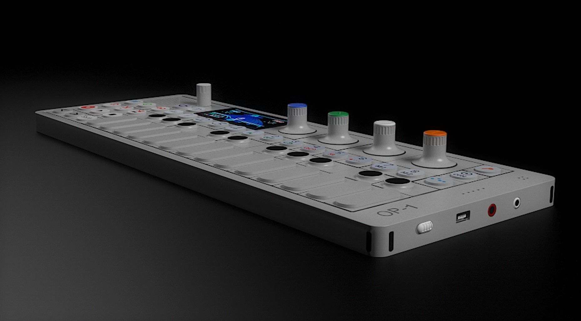 OP1 TEENAGE ENGINEERING 3D model_3