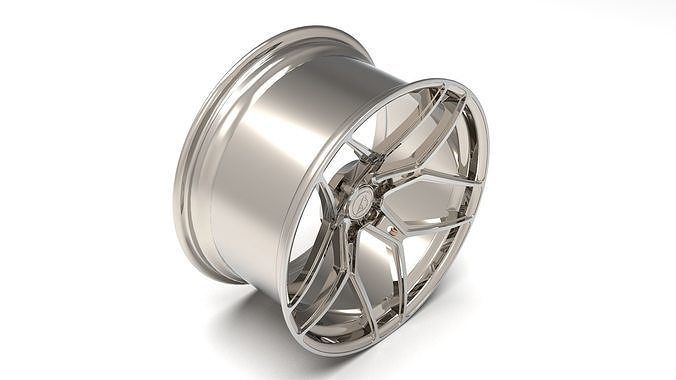 Custom-Rim-Wheel-AB5 stainless steel wheel 3D print model