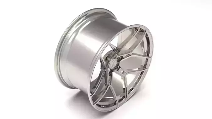 Custom-Rim-Wheel-AB5 stainless steel wheel 3D print model