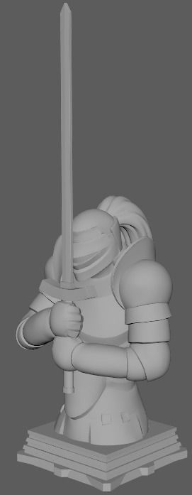 Fate Zero Saber Class Chess Piece 3D model 3D printable | CGTrader