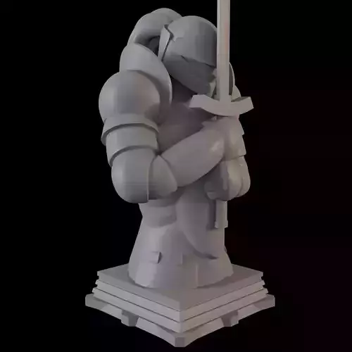 Fate Zero Saber Class Chess Piece 3D print model