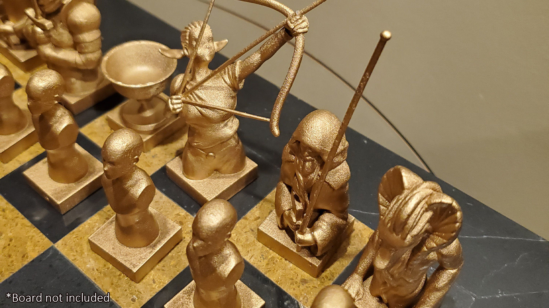 Complete Fate Zero Chess Set 3D Model Collection_11