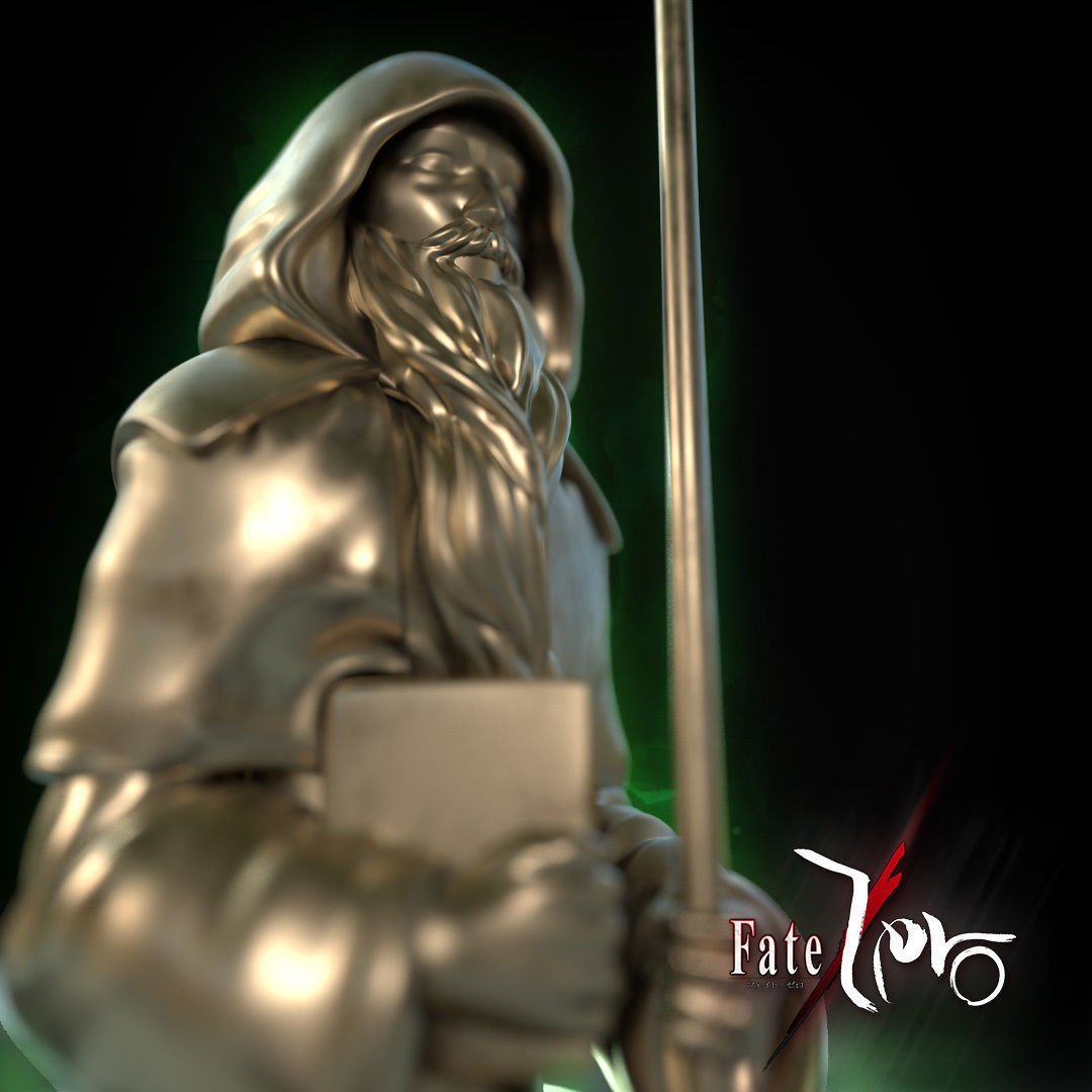 Complete Fate Zero Chess Set 3D Model Collection_16