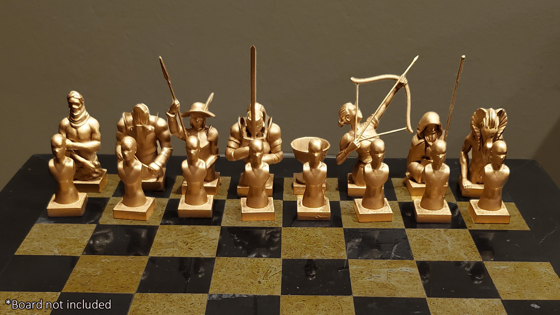 Complete Fate Zero Chess Set 3D Model Collection_26