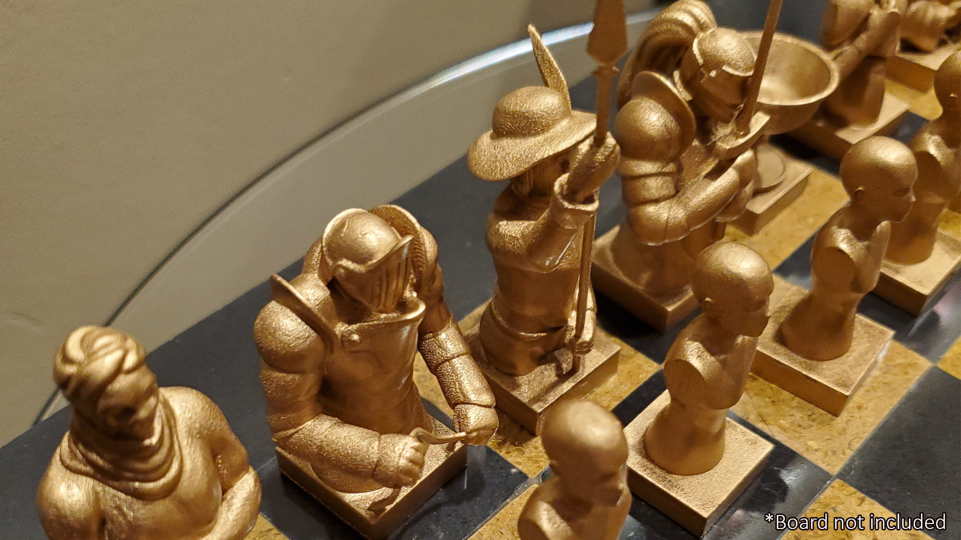 Complete Fate Zero Chess Set 3D Model Collection_28