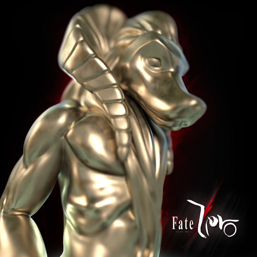 Complete Fate Zero Chess Set 3D Model Collection_12